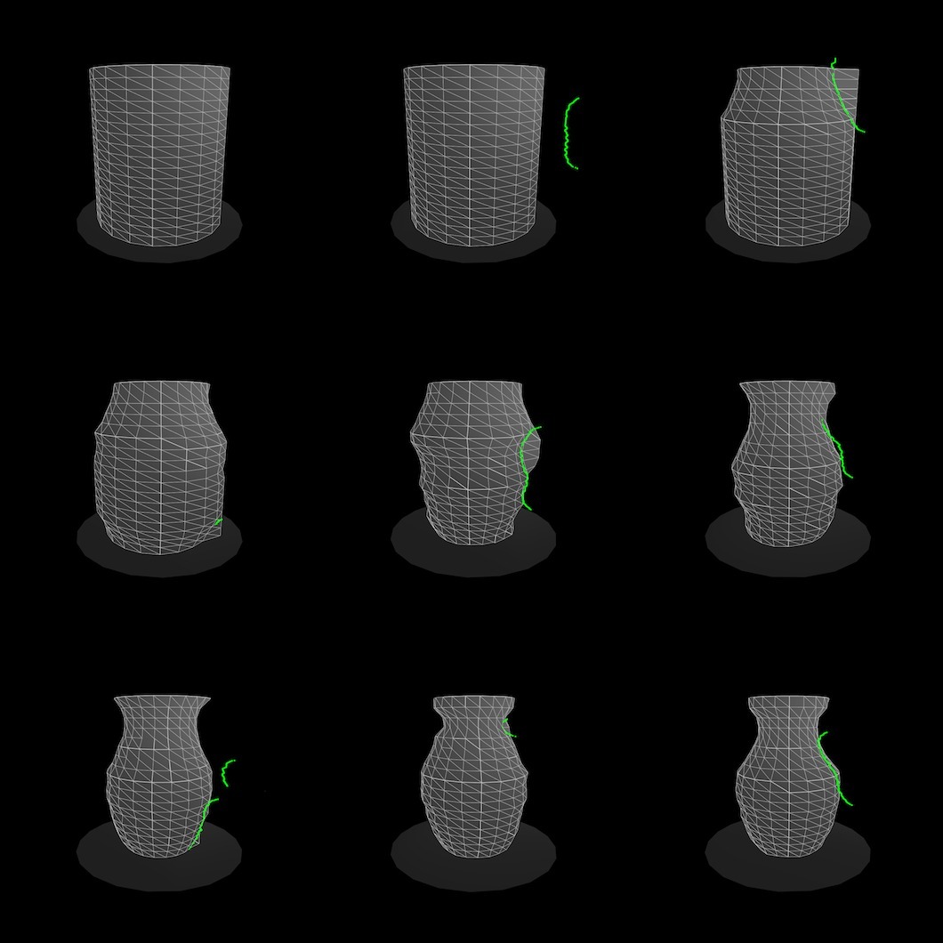 Virtual Pottery Wheel-sequence